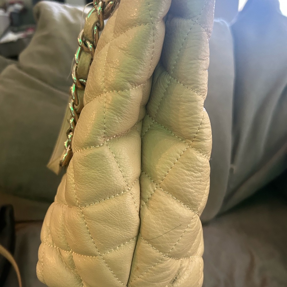 Kate Spade Cream Quilted Shoulder Bag